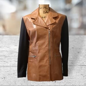 Vera Pelle Stunning  coat jacket blazer size 44 🇮🇹 🇮🇹 🎉 host pick